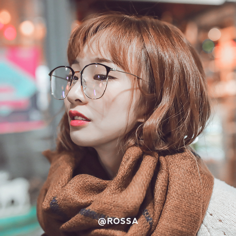 HIROKI - silver black กรอบแว่น ทรงเหลี่ยม แว่นตา กรอบโลหะ กว้าง140 มม.(sizeM) H44