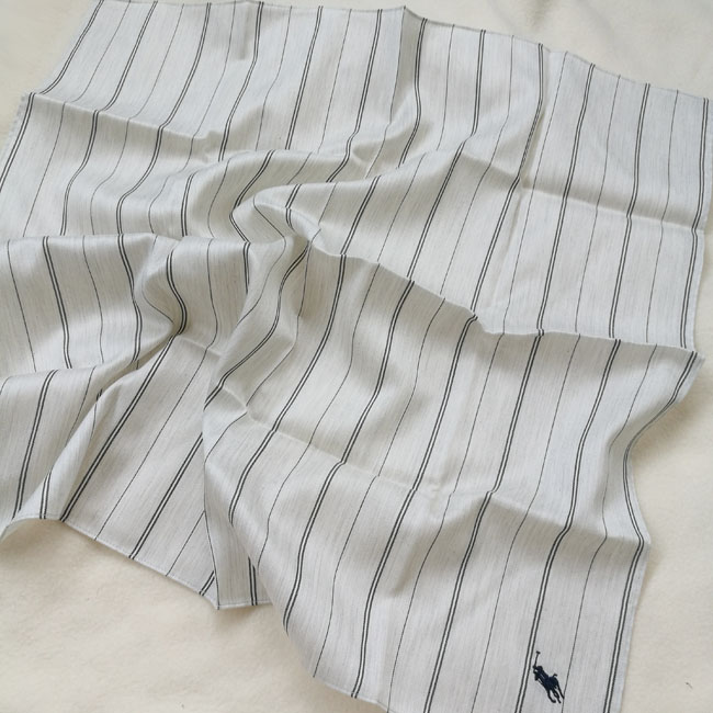 ผ้าเช็ดหน้าชาย Polo Ralph Lauren ผืนใหญ่ ผ้าดีมากๆ