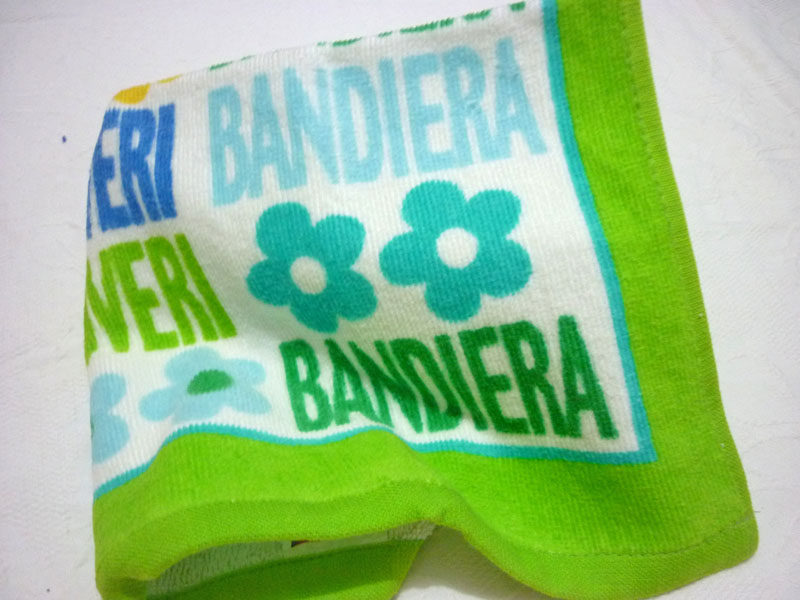ผ้าขนหนูผืนเล็ก enrico coveri bandiera
