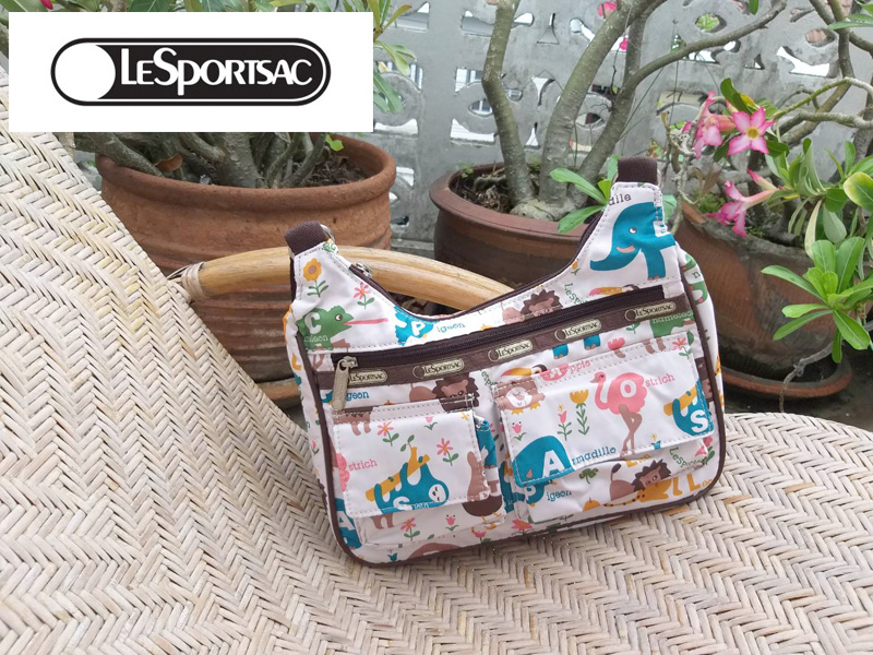 กระเป๋า Lesportsac ลาย animals น่ารักมาก ใบย่อมๆ