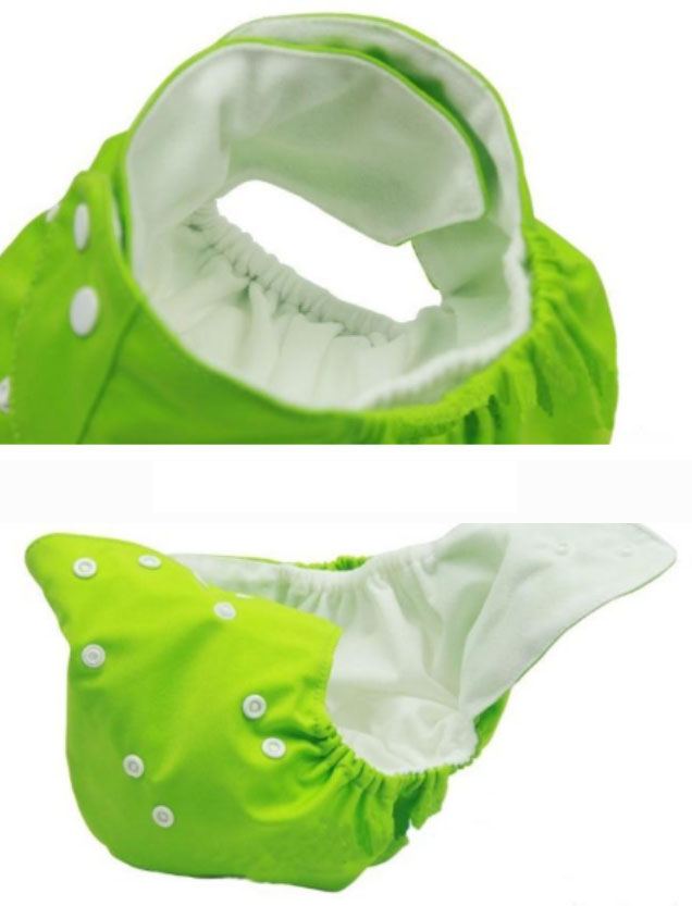 กางเกงผ้าอ้อมเด็กซักได้ แพมเพิสซักได้ กางเกงซับฉี่เด็ก Nano +แผ่นซึมซับหนา 2 ชั้น กันน้ำ ปรับขนาดได้ 0-2 ขวบ