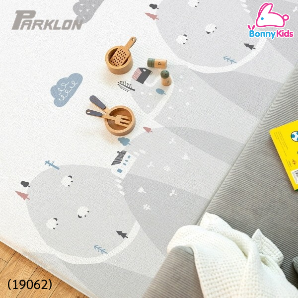 (19062) แผ่นรองคลาน Parklon Lapure Soft Mat 140x235x1.5cm ลาย Happy Way