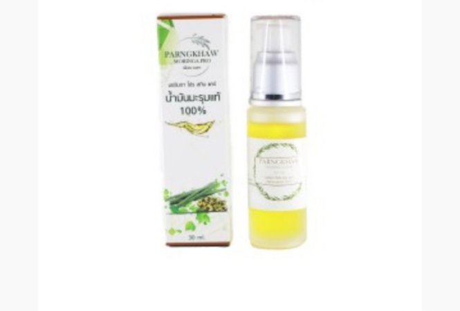 น้ำมันมะรุมแท้ 100% Morinca Pro Skin care (ปางแก้ว) (หัวกดปั้ม ขนาด 30 มล.) ► ลดริ้วรอย หน้าเนียนใส ลดรอยแผลเป็น ลดผื่นคัน อาการแพ้ ใช้งานสะดวก