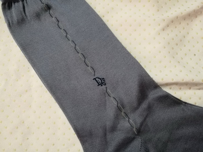 ถุงเท้าชาย Christian dior สีเทา