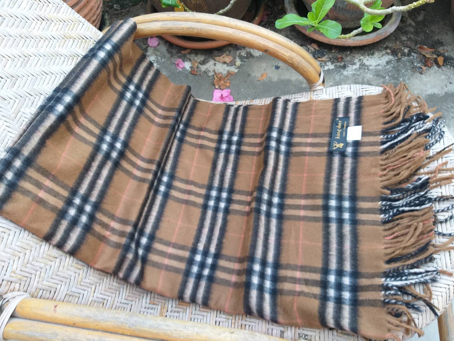 ผ้าคลุมไหล่แคชเมียร์ king deer หนานุ่มมากกกกก