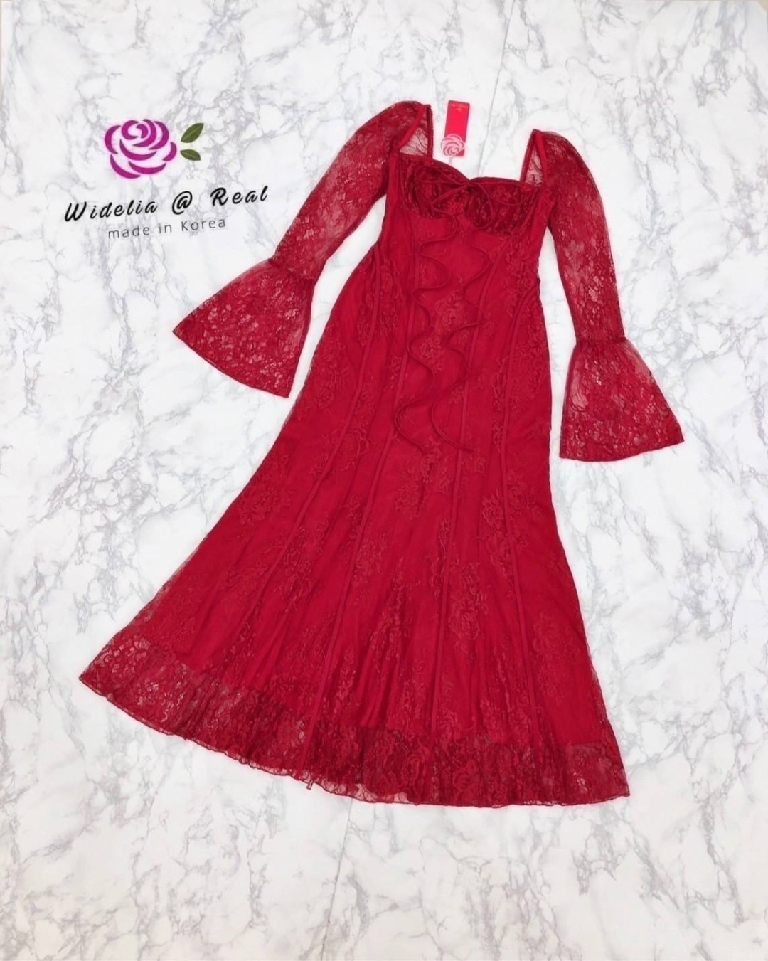 เดรสตัวยาวสวยสุด Sexy บอกเลยแพทเทิ้ลสวยเนี๊ยบสุดๆ ใส่สบาย สินค้าคุณภาพ (พร้อมส่ง)