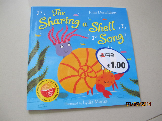 Julia Donaldson : The Sharring a Shell Song (ผู้แต่ง The Gruffalo) แบ่งปันเพลงของเปลือกหอย