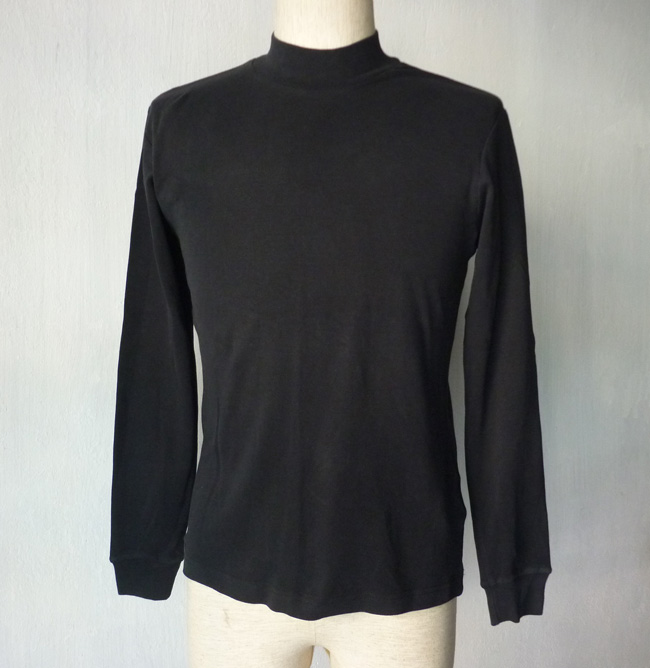 เสื้อฮีทเทคชาย คอปีนสีกรมท่า Uniqlo Sz S