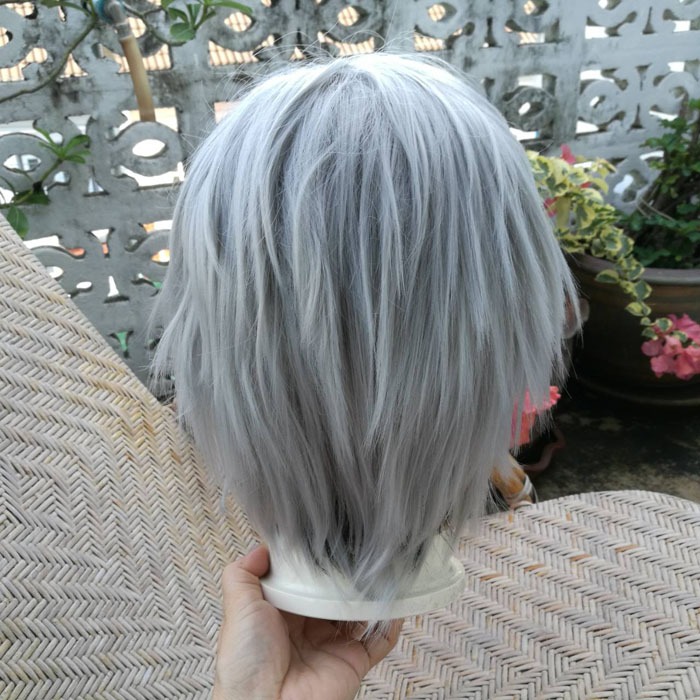 วิกผมสั้น PRICHARA สีเทาบรอนด์ จากญี่ปุ่น สวยมาก