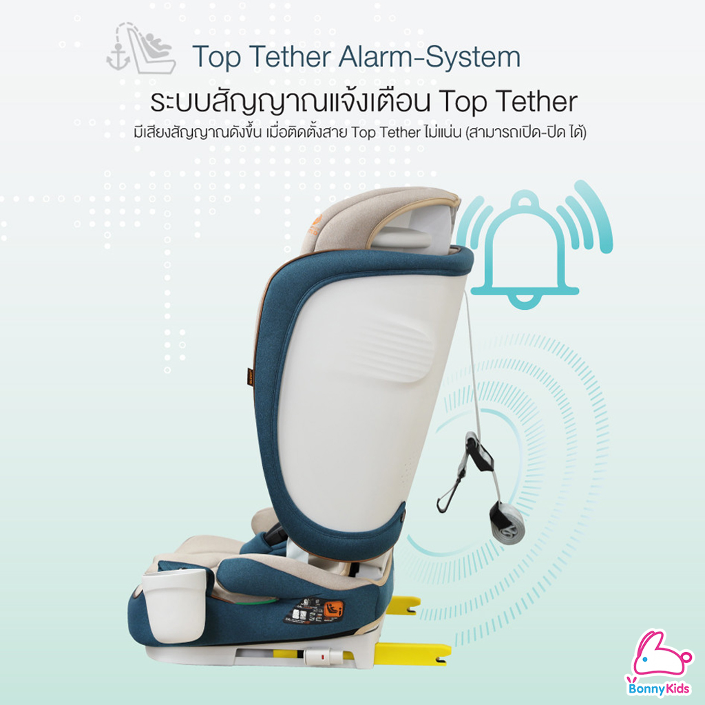 Glowy (โกลวี่) Odyssey Fix Carseat คาร์ซีทสำหรับเด็กโตที่มีส่วนสูงส่วนสูง 76-150 ซม.