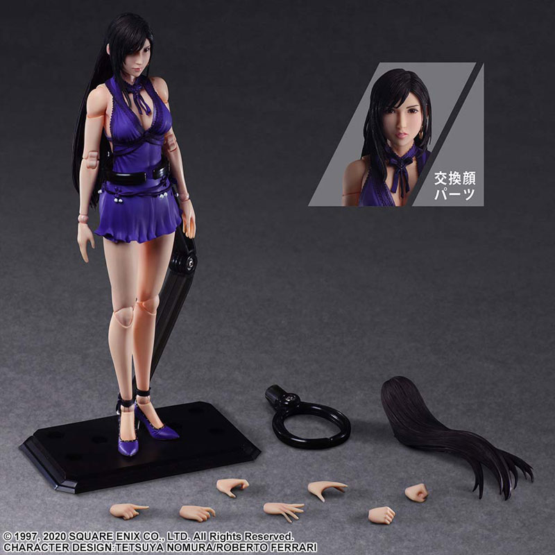 พร้อมส่ง PLAY ARTS KAI Action Figure TIFA LOCKHART DRESS Ver.