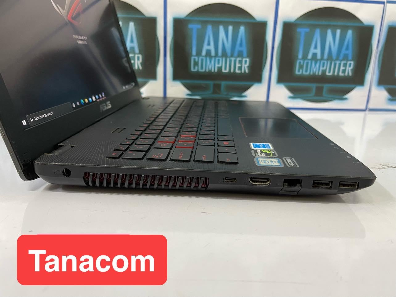 (13,900)Notebook Asus ROG i7-6700HQ Ram8GB SSD120GB + HDD1000GB