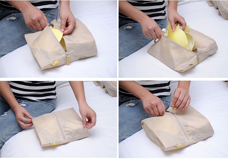 กระเป๋าจัดระเบียบเดินทาง กระเป๋าจัดระเบียบเสื้อผ้า 7 ใบ เย็บอย่างดี จัดกระเป๋าเดินทาง ท่องเที่ยว ใส่เสื้อผ้า ชุดชั้นใน อุปกรณ์ห้องน้ำ กางเกงใน รองเท้า เครื่องสำอาง อุปกรณ์ไอที