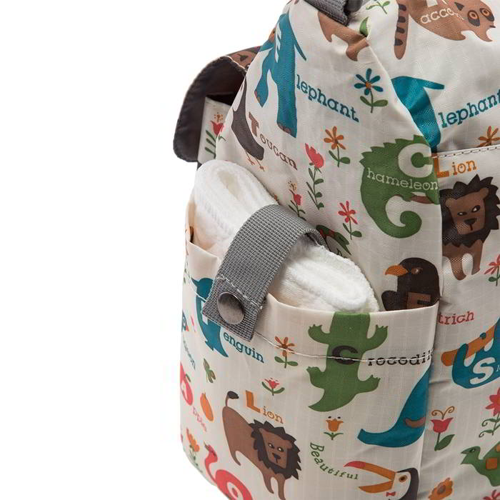 Ecosusi กระเป๋าคุณแม่ กระเป๋าสัมภาระคุณแม่ กระเป๋าแม่ลูกอ่อน แขวนรถเข็นเด็กได้ หิ้ว หรือสะพายไหล่ได้ (ลายสัตว์ต่างๆ)