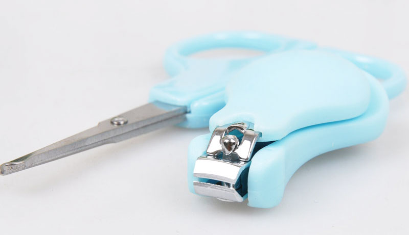 กรรไกรตัดเล็บเด็ก กรรไกรตัดเล็บทารก กรรไกรตัดเล็บเด็กอ่อน Flower Baby 2 Step (วัย 0-12 เดือน +1 ขวบขึ้นไป)