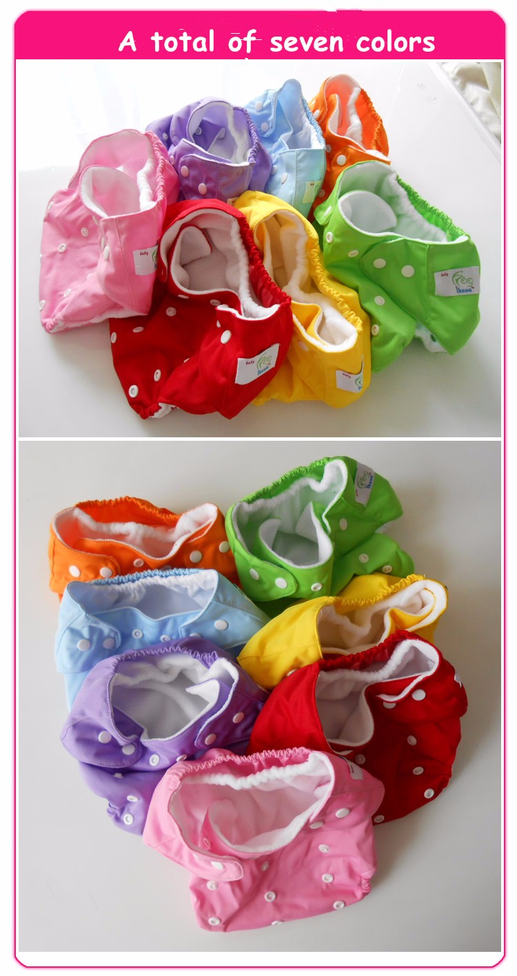 กางเกงผ้าอ้อมเด็กซักได้ แพมเพิสซักได้ กางเกงซับฉี่เด็ก Nano +แผ่นซึมซับหนา 2 ชั้น กันน้ำ ปรับขนาดได้ 0-2 ขวบ