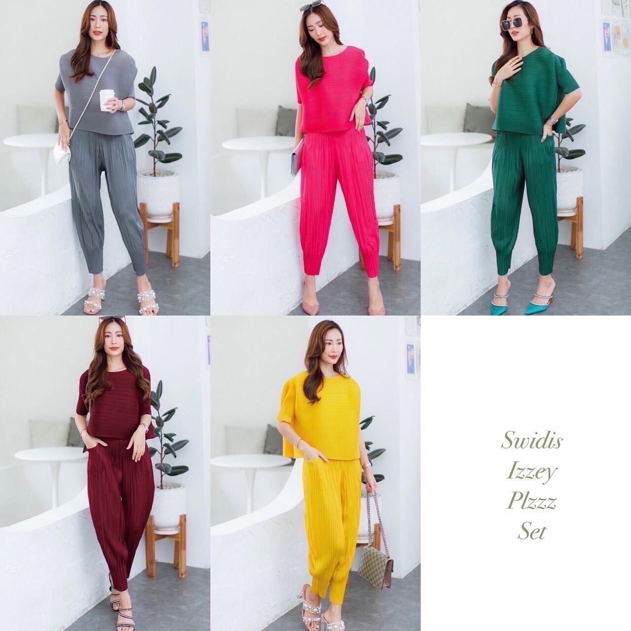 ชุดเซตผ้าอัดพลีท AA Premium แบบเดียวกับงานแบรนด์ สวยเรียบหรู : สินค้าคุณภาพ (พร้อมส่ง)