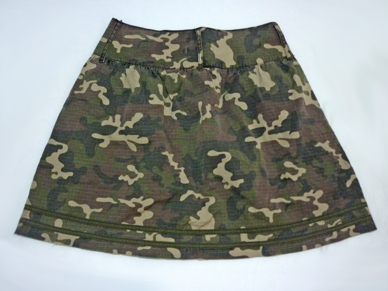 กระโปรงลายพรางไซด์ใหญ่ สวยน่ารัก 30-48-18