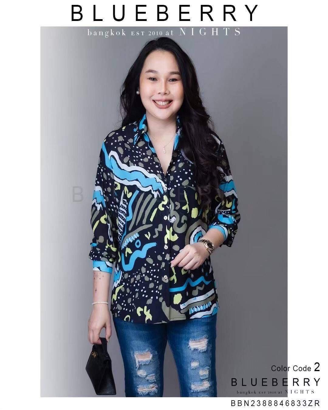 เสื้อเชิ้ต พรีเมียมทรงคลาสสิคตลอดกาลเชิ้ตแขนยาว พิมพ์ลายแบรนด์เนมไฮคลาส ใส่สบาย : สินค้าคุณภาพ (พร้อมส่ง)