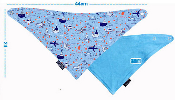 หมวกเด็ก หมวกทารก หมวกเด็กอ่อน Set หมวกแก๊ป+ผ้ากันเปื้อนเด็กสามเหลี่ยม Where Are We Going? Dad! เด็ก 3-24 เดือน