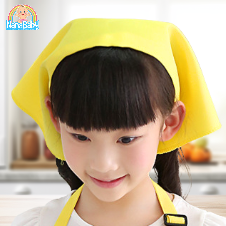 NanaBaby หมวกเชฟเด็ก หมวกกุ๊กเด็ก หมวกทำอาหารเด็ก หมวกทำครัวเด็ก ชาย/หญิง