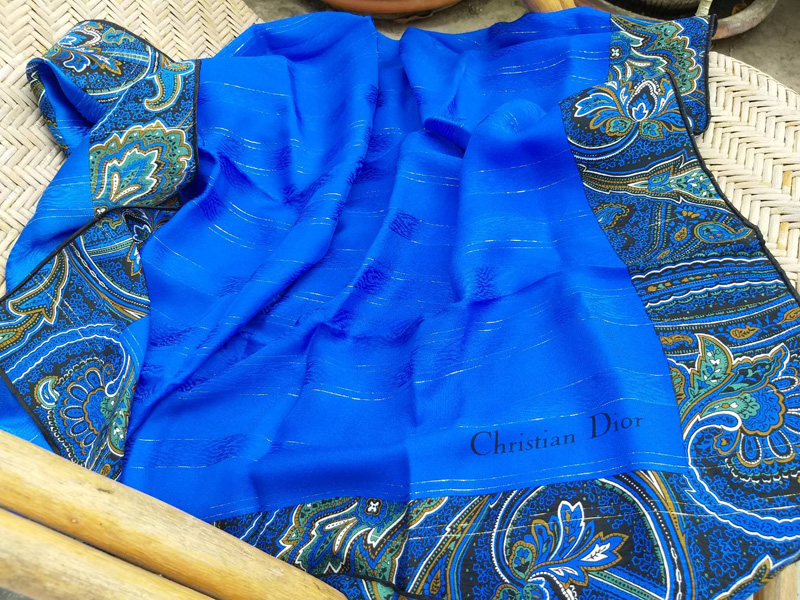 ผ้า Silk แบรนด์เนม Christian Dior สวยมากกก