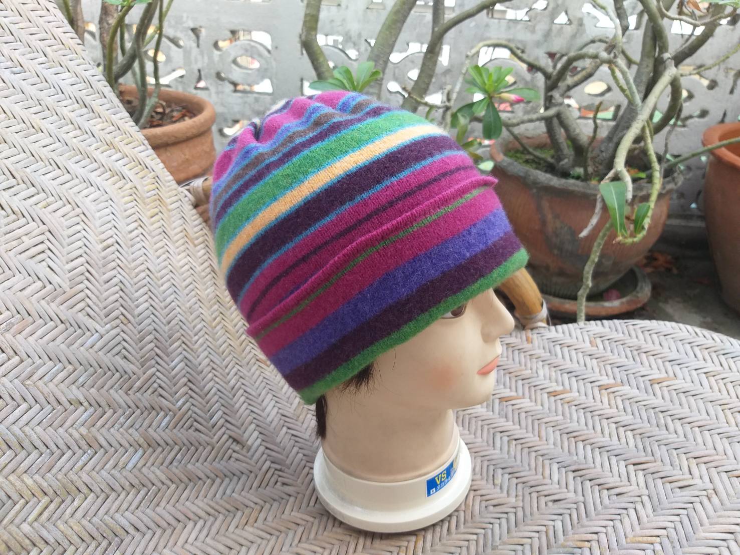 หมวกไหมพรมขนสัตว์ Made in UK (ของใหม่)