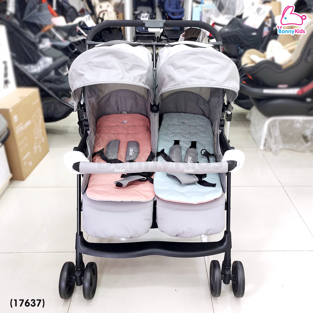 (17637) Joie (โจอี้) Aire Twin รถเข็นเด็กแฝด แรกเกิด - 15kg. (เบาะคละสีตามล็อตการผลิต)