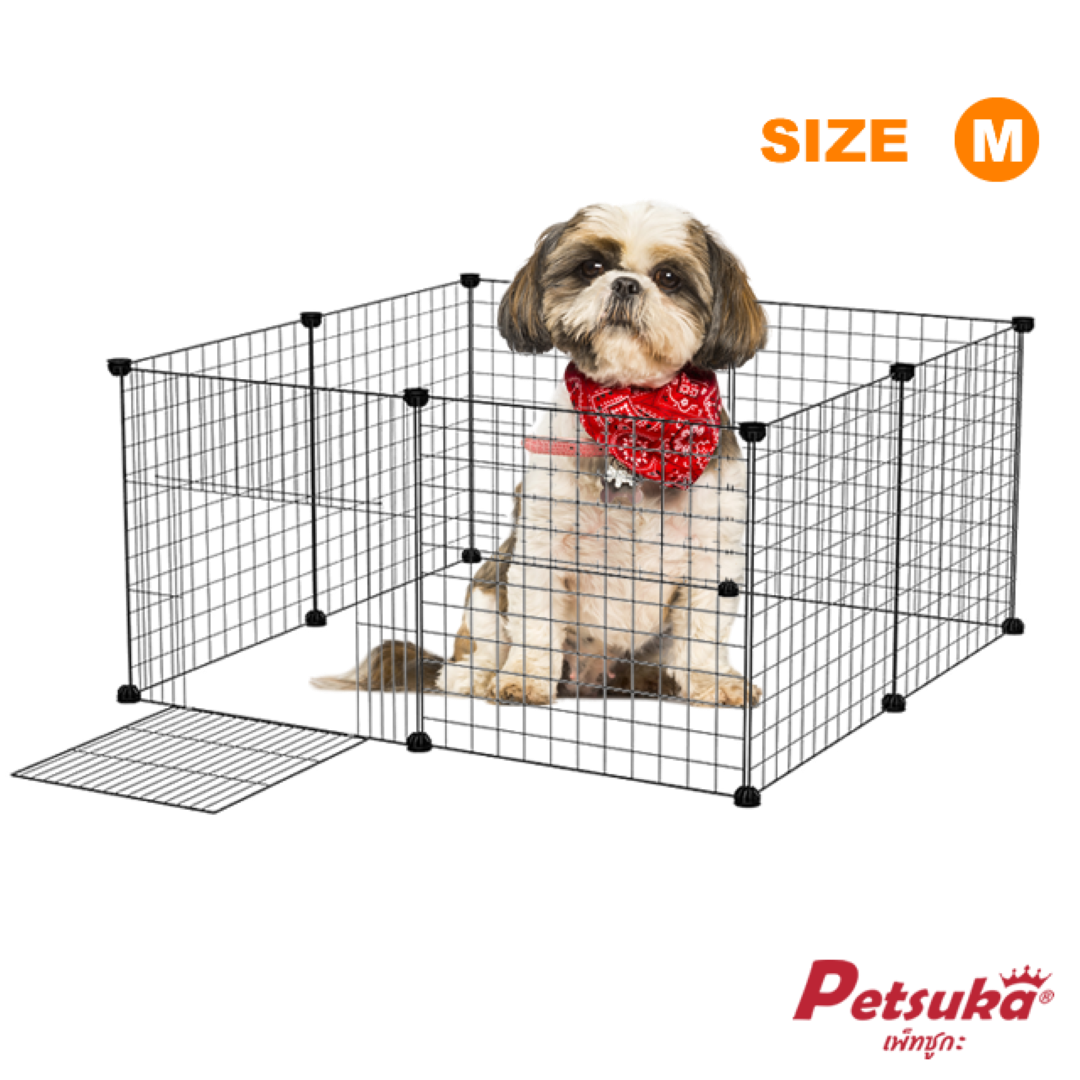 คอกกั้นอเนกประสงค์ Petsuka สำหรับสัตว์เลี้ยง ขนาด M
