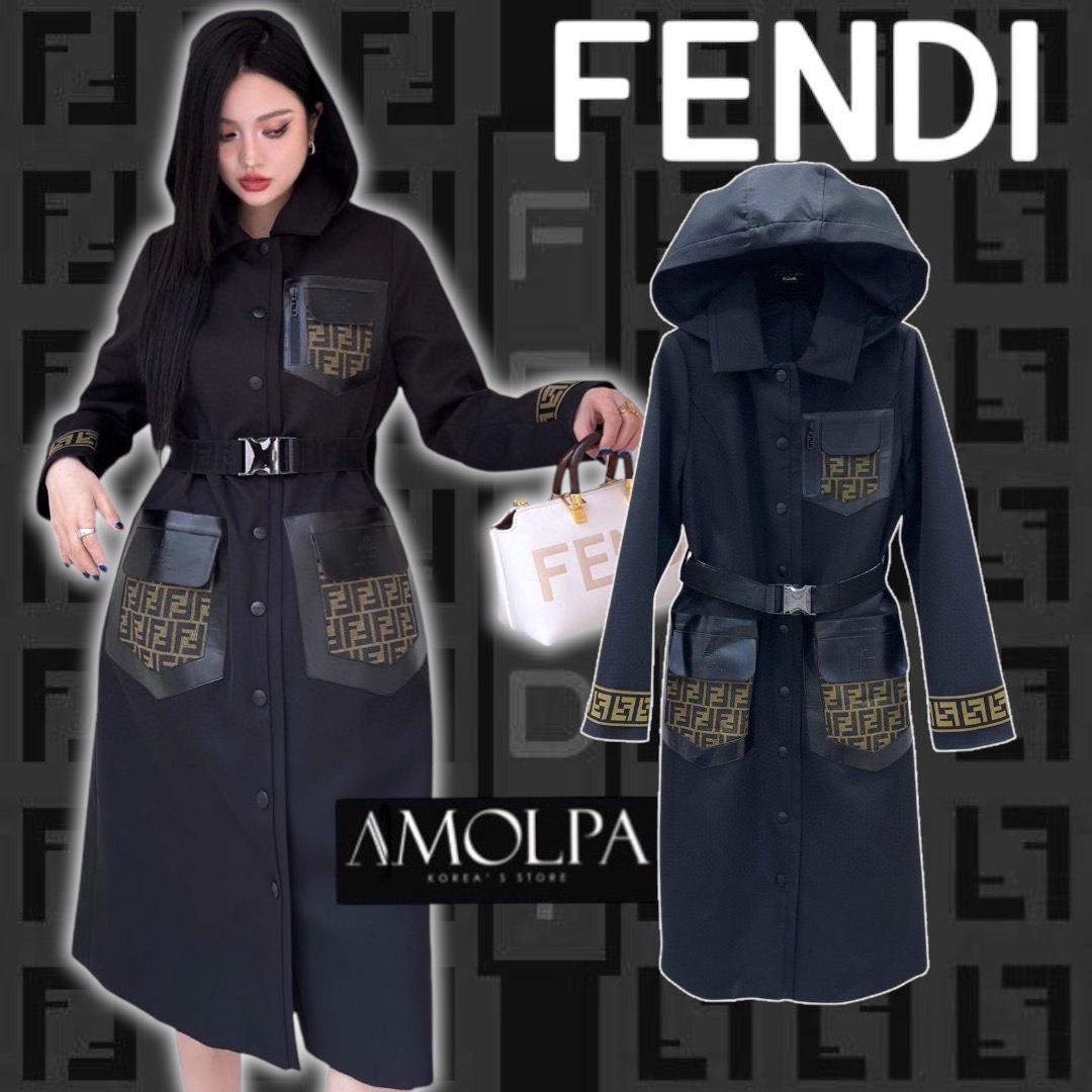 โค้ชตัวยาวจากแบรนด์ FENDI งานHIEND สุดๆ ห้ามพลาด งานดีสุดๆ ค่ะ ใส่แล้วสวย หรู ไฮโซ มาก เป๊ะ เก็บเลยค้า ไม่มีผิดหวัง ใส่สบาย : สินค้าคุณภาพ (พร้อมส่ง)