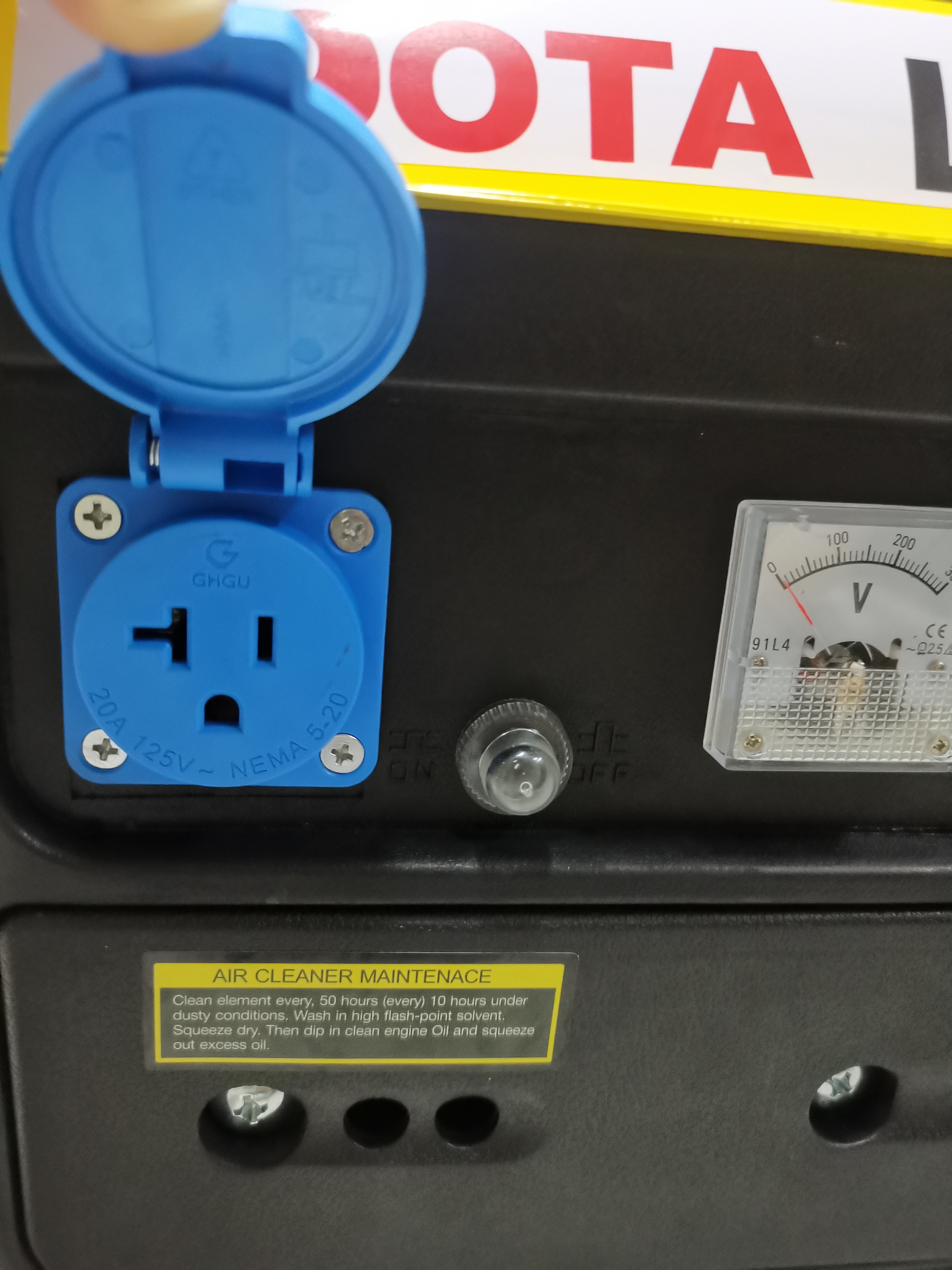 ไดปั่นไฟเบนซินขนาดพกพา LOTA รุ่นLT-950 เครื่องปั่นไฟ ไดปั่นไฟขนาดเล็ก