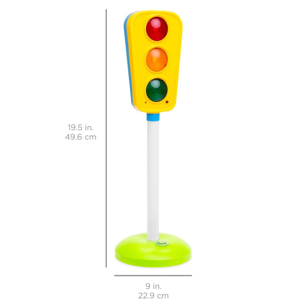 ของเล่นไฟสัญญาณจราจร ไฟเขียวไฟแดงเด็ก พร้อมไม้ส่งสัญญาณ มีเสียงเพลง