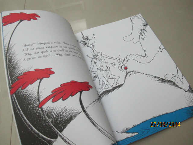Horton Hears a Who! by Dr. Seuss หนังสือนิทาน ดร.ซูสส์ ปกอ่อนเล่มโต