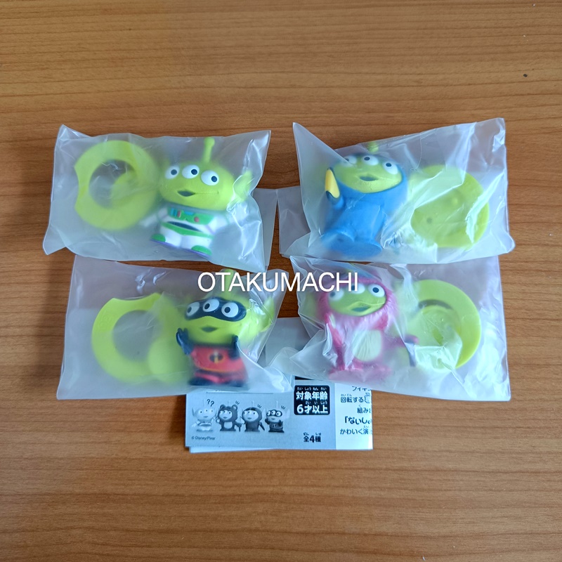 กาชาปองทอยสตอรี่กรีนแมน PIXAR Nice Talk Fig. Costume Alien 2