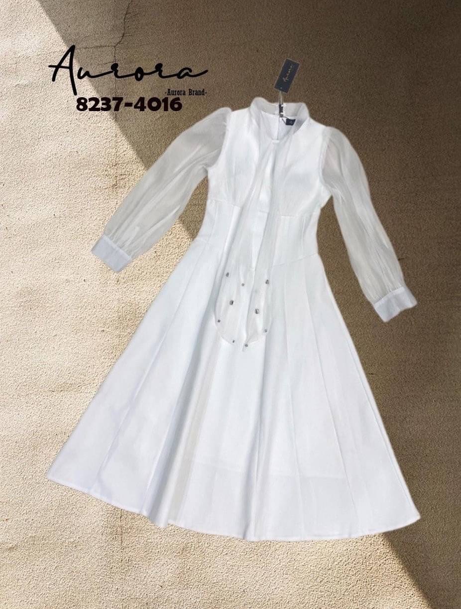 เดรสตัวยาว ผ้าดีม๊ากกงานส๊วย สวย สวยสไตล์คุณอนงค์ ผ้าหนานุ่มทุกการสัมผัส ด้านบนแต่งเป็นผ้าแก้วเนื้อนุ่มผ้าดีใส่ไม่คันไม่รุงรัง งานมีเทคเจอร์ในตัว ใส่สบาย : สินค้าคุณภาพ (พร้อมส่ง)