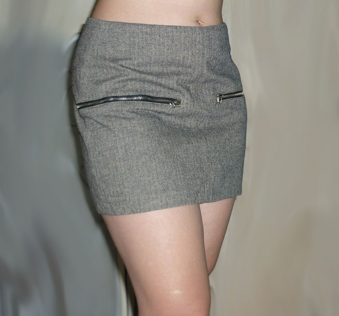 กระโปรงผ้าแคนวาส ZARA สวยมาก 29-35-12.5