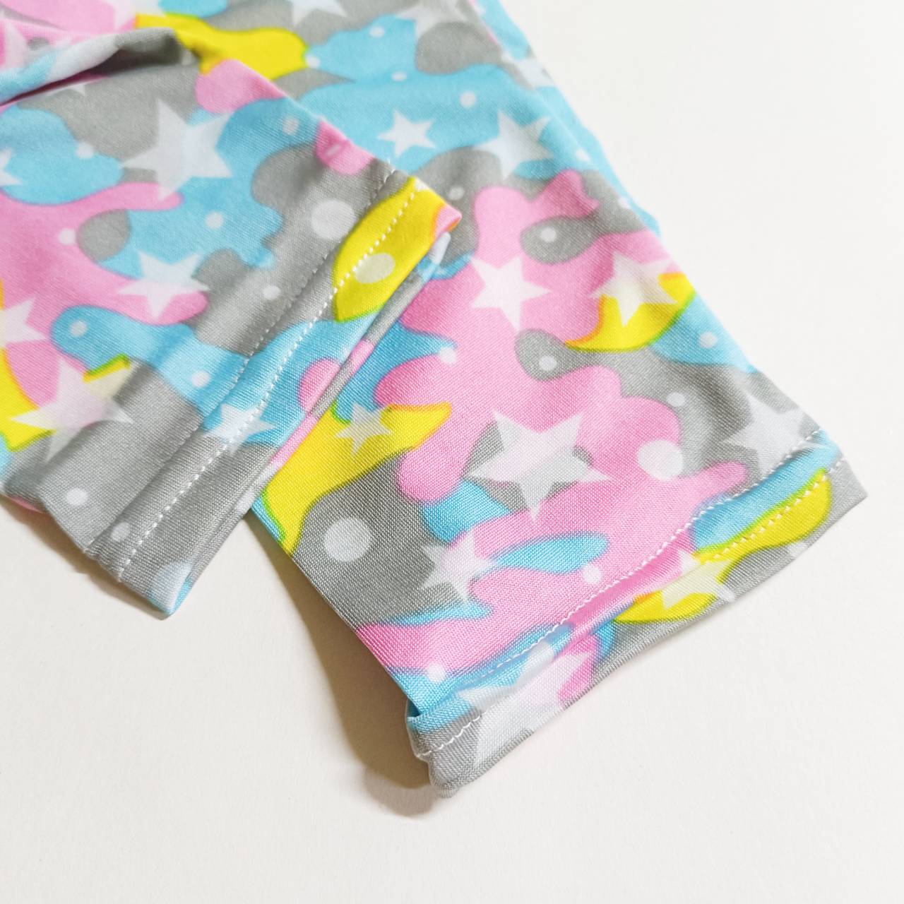 กางเกงเลคกิ้งเด็กหญิง ลายดาวหวานๆ ผ้าเบา นิ่มเด้ง ใส่สบาย (มีขนาดเด็กสูง 80-100 ซม.)