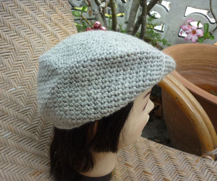 หมวกเบเร่ย์ไหมพรมขนสัตว์ น่ารักมาก