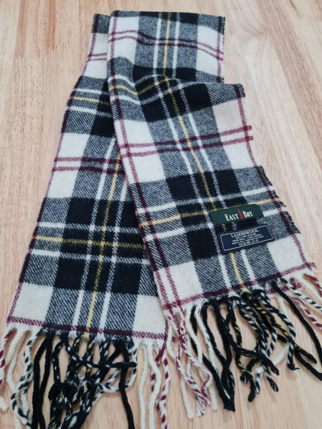 ผ้าพันคอ Wool EAST BOY Made in ITALY (มือ1)
