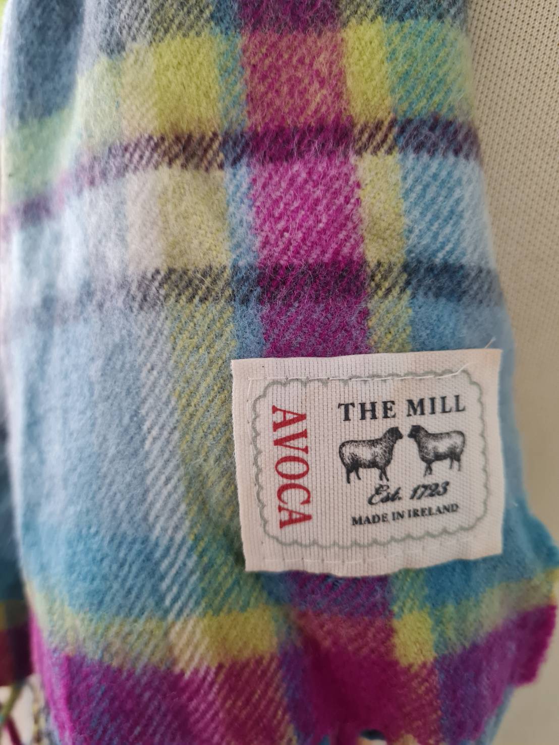 ผ้าพันคอ AVOCA THE MILL MADE IN IRELAND (ของใหม่)