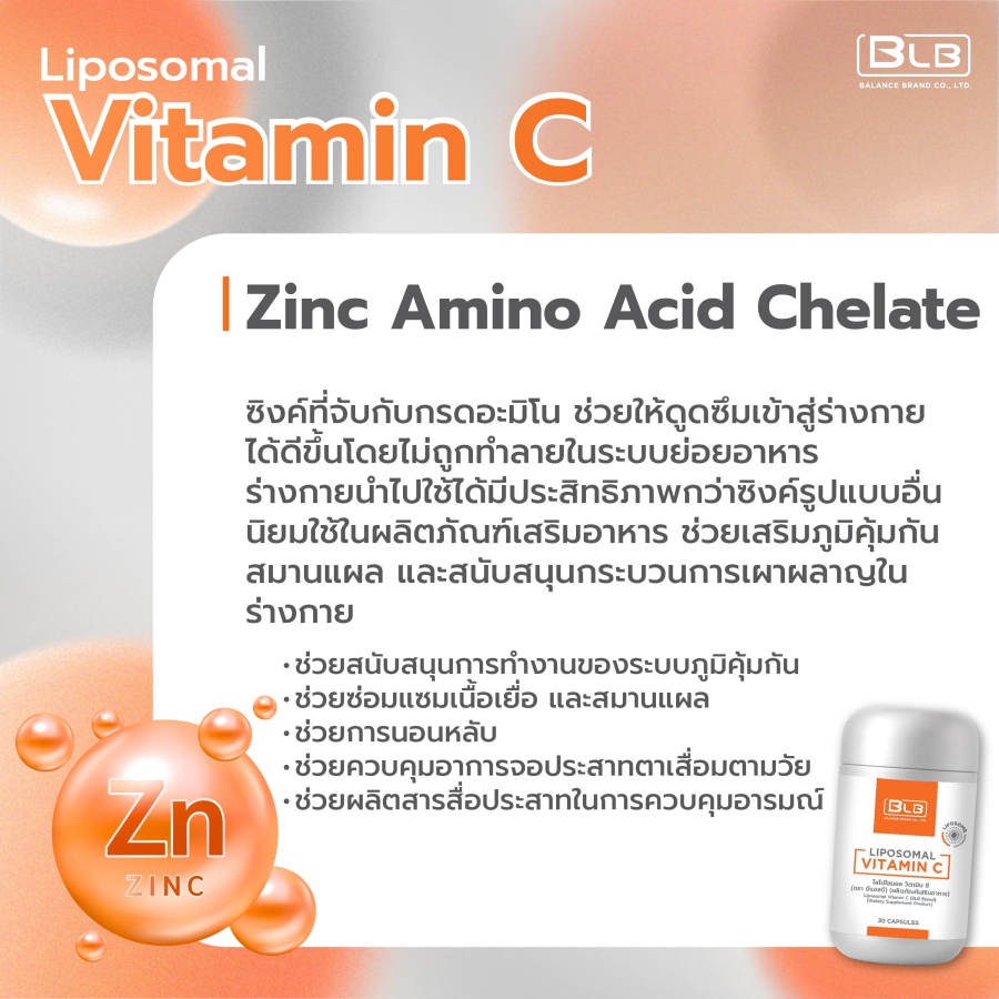 ประโยชน์ของ Zinc Amino Acid Chelate ช่วยการนอนหลับและสมานแผล