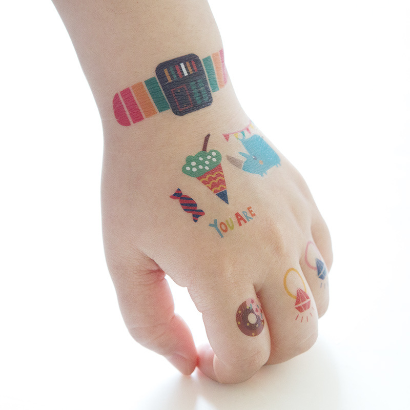 Tattoo รูปลอก ติดผิวหนังและเล็บสำหรับเด็ก Joan Miro – Tattoo and Nail Sticker For Girls/Boys