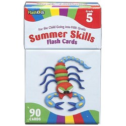 Flash Kids - Summer Skills Flash Cards : Grade 5 แฟลชการ์ด ความรู้สำหรับเด็กเกรด 5