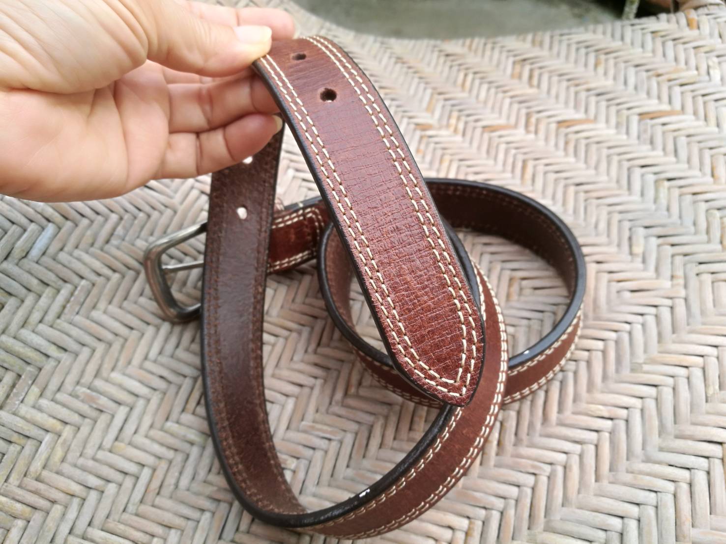 เข็มขัดชาย หนังแท้ หนังดีมากกกก