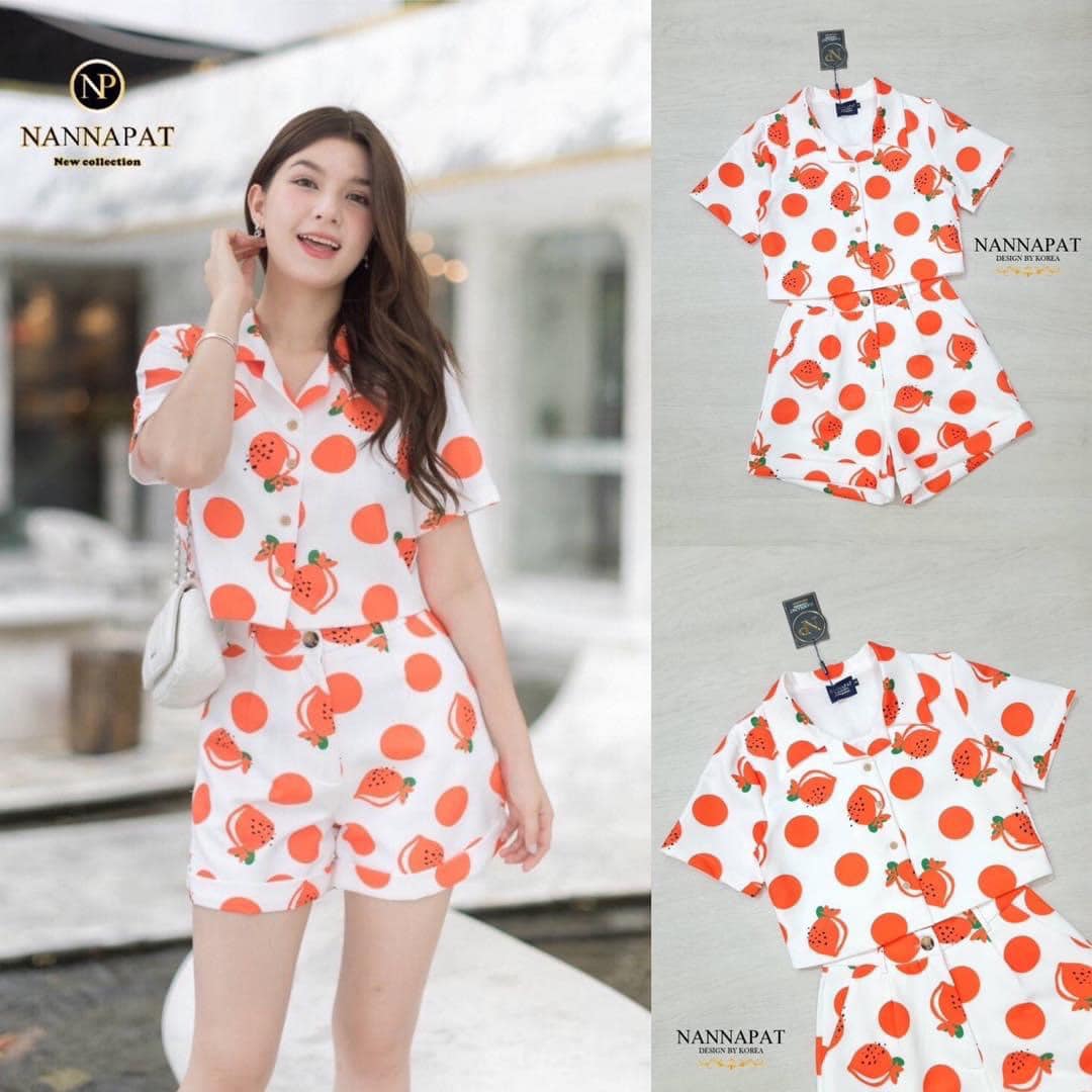 เซ็ทขาสั้นสุดฮอต ใส่สบายๆ ชิวๆ สีสันสดใส เหมาะกับช่วงอากาศร้อนๆ สินค้าคุณภาพ (พร้อมส่ง)