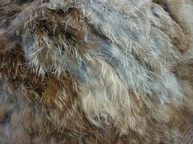 หมวกเฟอร์ขนกระต่ายแท้