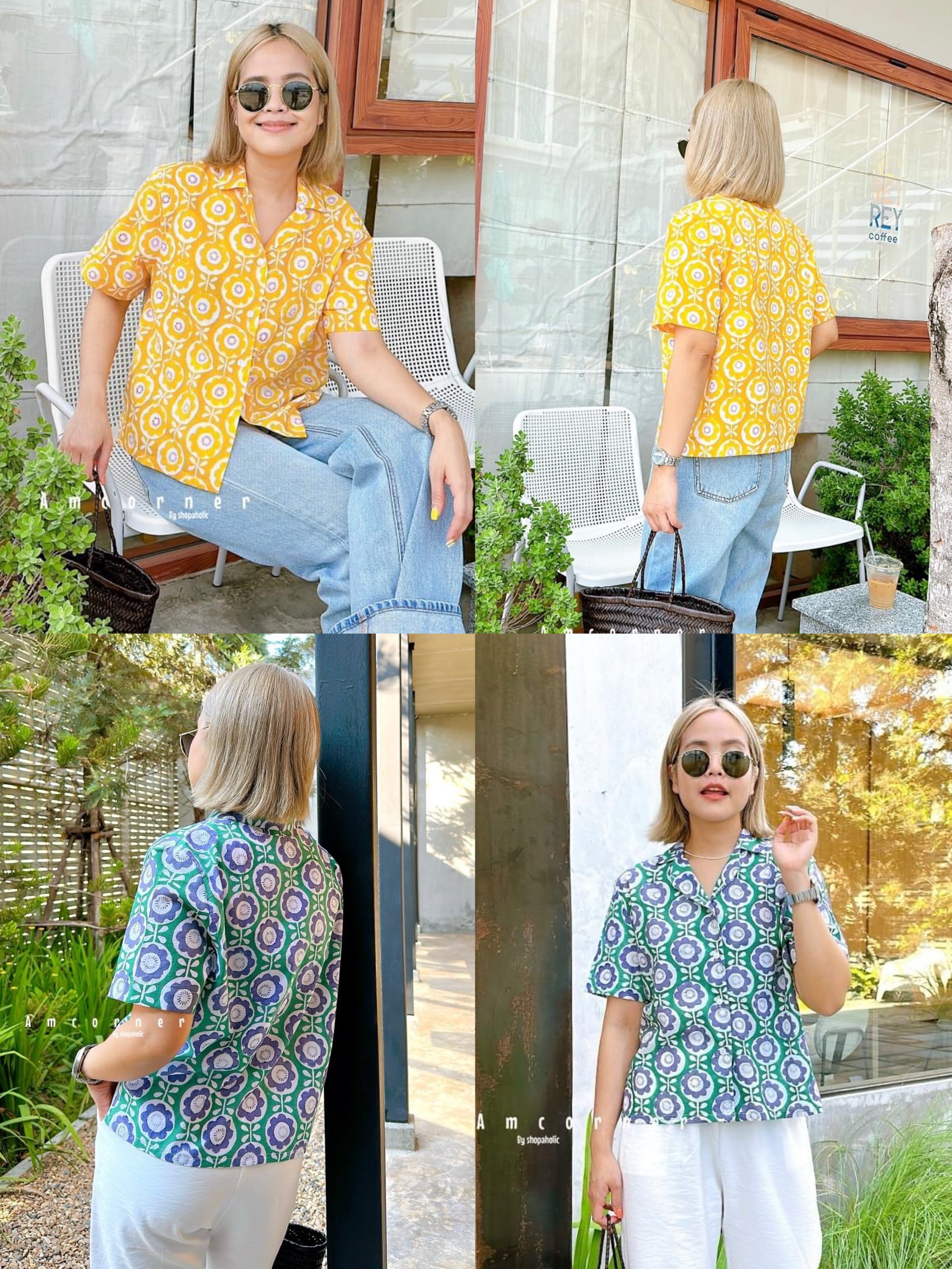 🌼Hawaii summer top🌼🌼 ผ้า india cotton ใส่สบาย : สินค้าคุณภาพ (พร้อมส่ง)