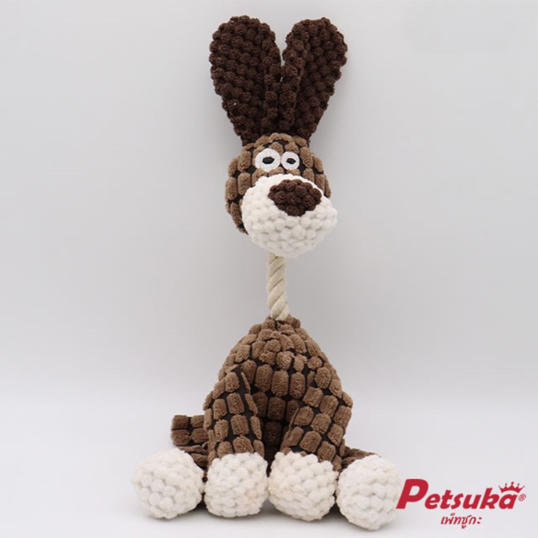 ตุ๊กตาสุนัข Petsuka ของเล่นสัตว์เลี้ยง มีเสียง