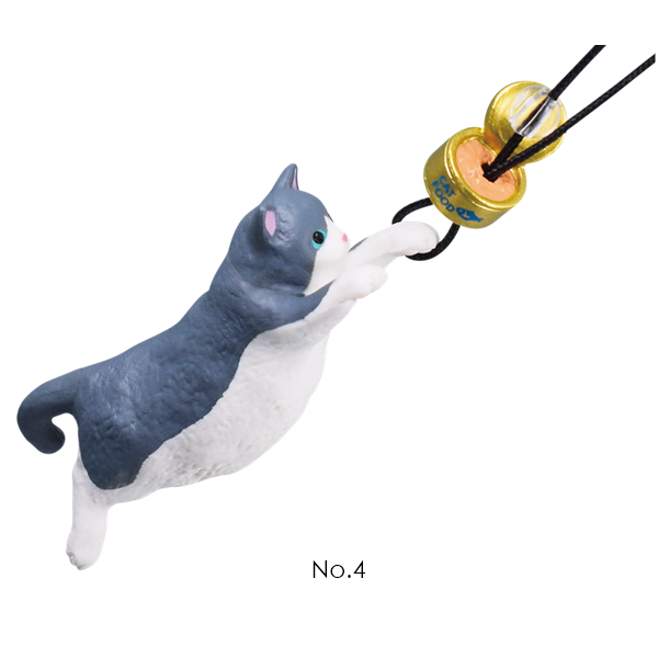 กาชาปองมาสคอทน้องแมว Fascinating Body Chubby Cat