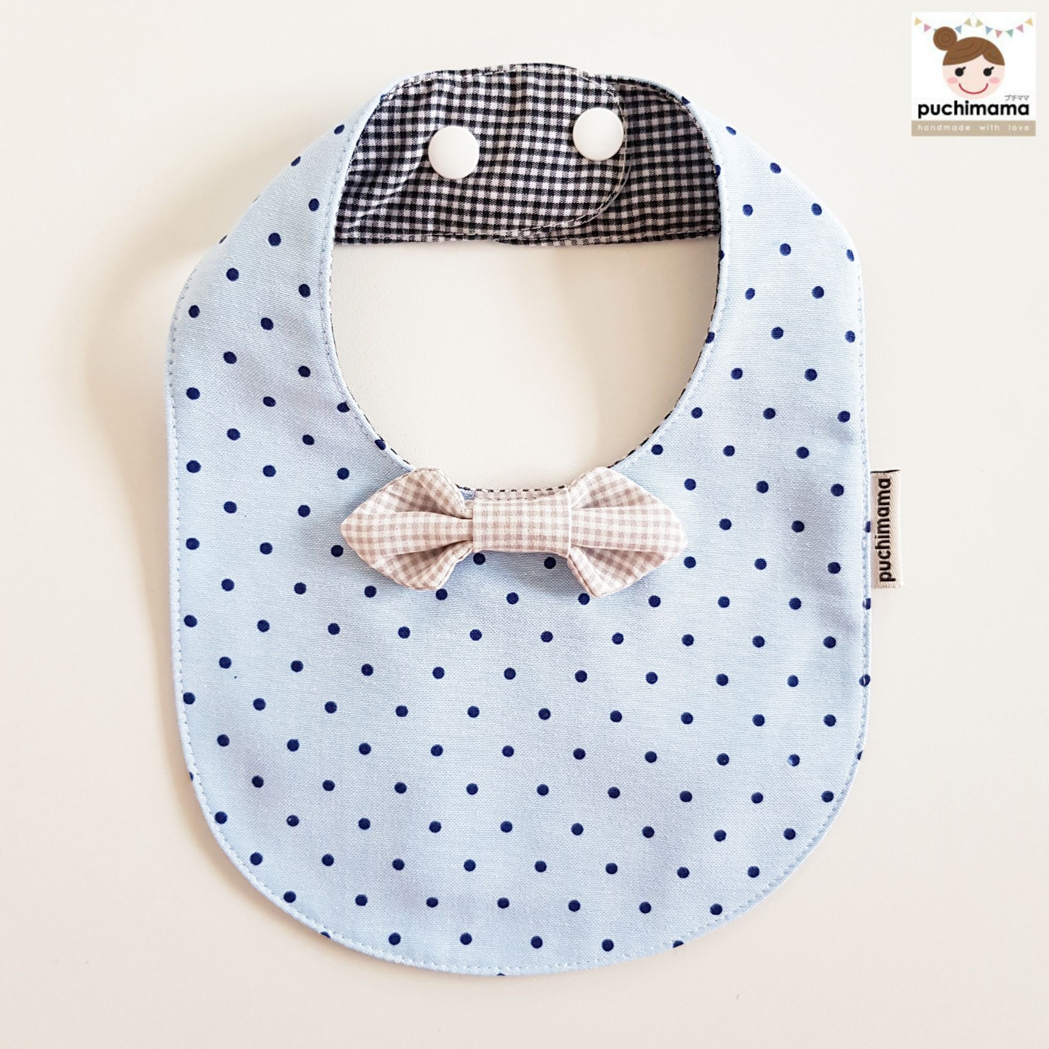 Puchimama "Bow Tie" Bib